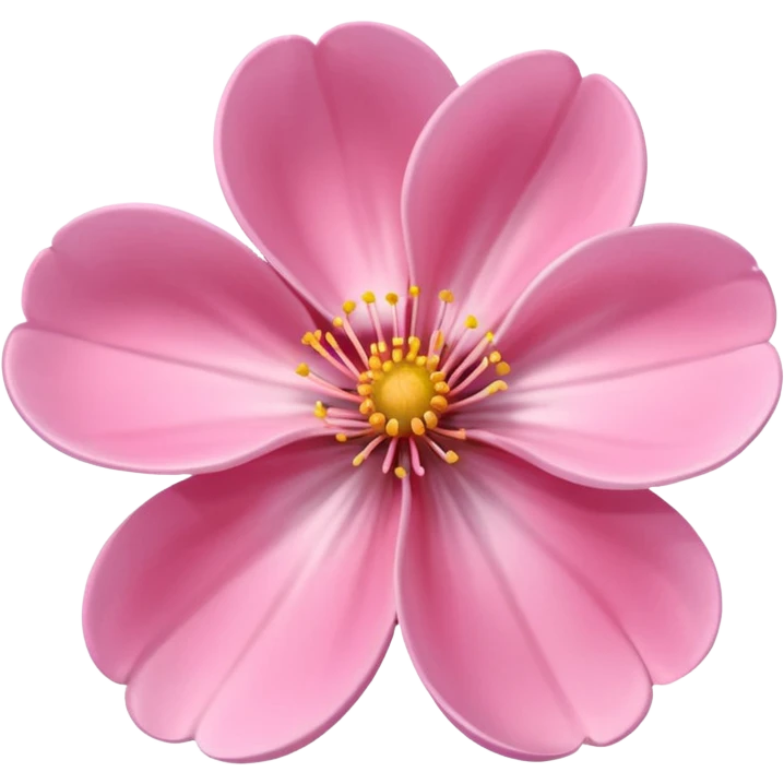 pink framed photo of a blossom emoji