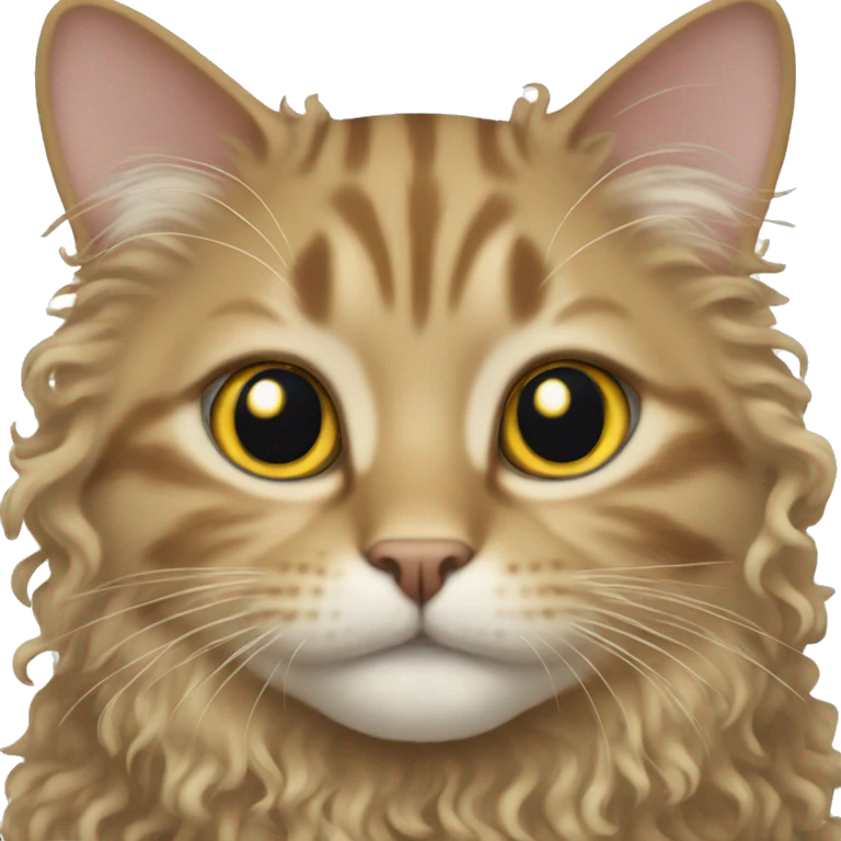 curly cat emoji