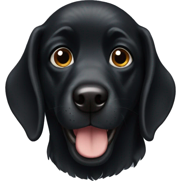 Black dog emoji