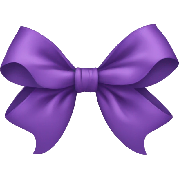 Coquette bow emoji