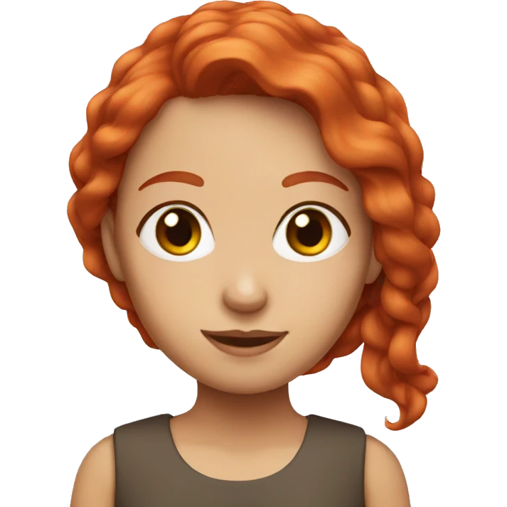 redhead girl emoji