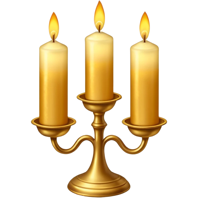 Shabbat candles emoji