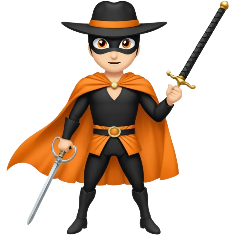 Diseña un Zorro animado cuerpo completo  emoji