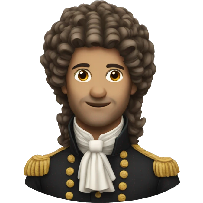 historical wig emoji