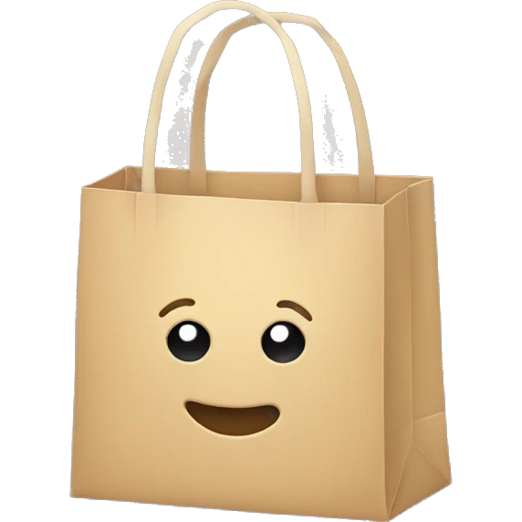 Shopping bag emoji