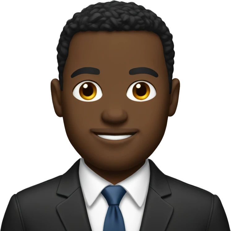 Guy with nfl suit emoji
