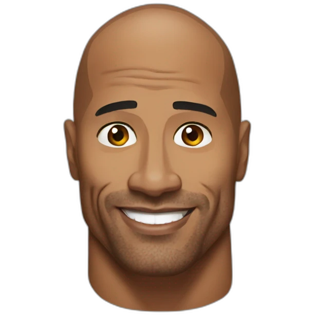 Dwayne Johnson emoji