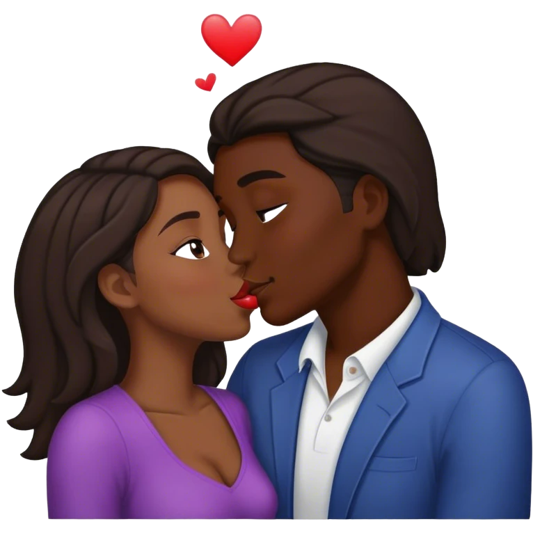 Couple homosexuel qui s’embrassent  emoji