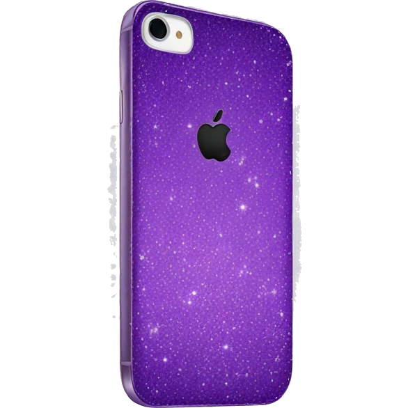 Purple sparkly iPhone emoji
