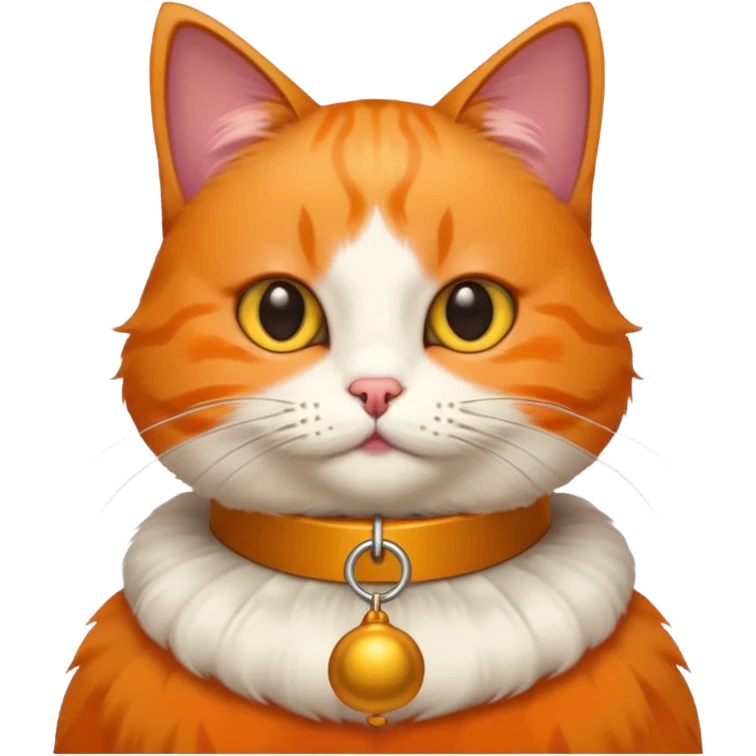 Cat with bell collar emoji