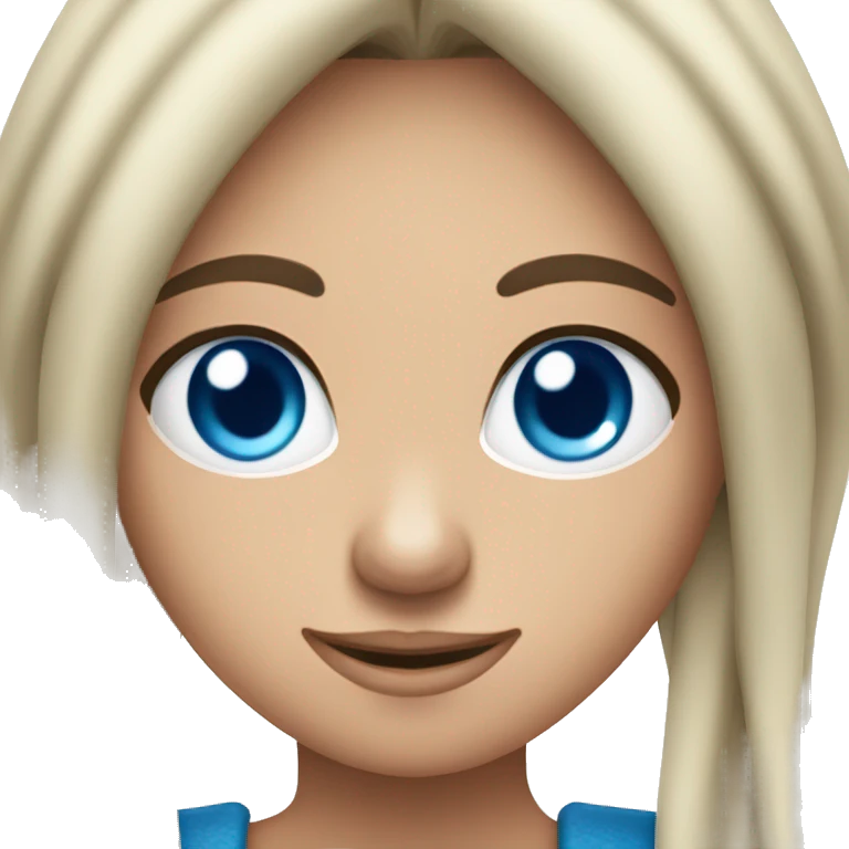 Brunette Female blue eyes livid Christmas elf emoji