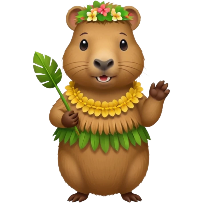 capybara hoola dress up emoji