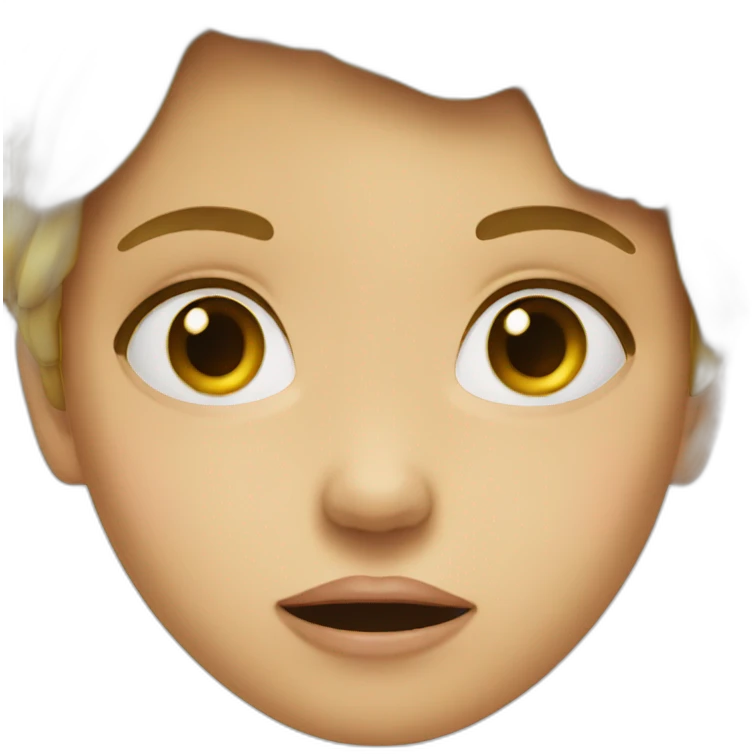 girl crying emoji