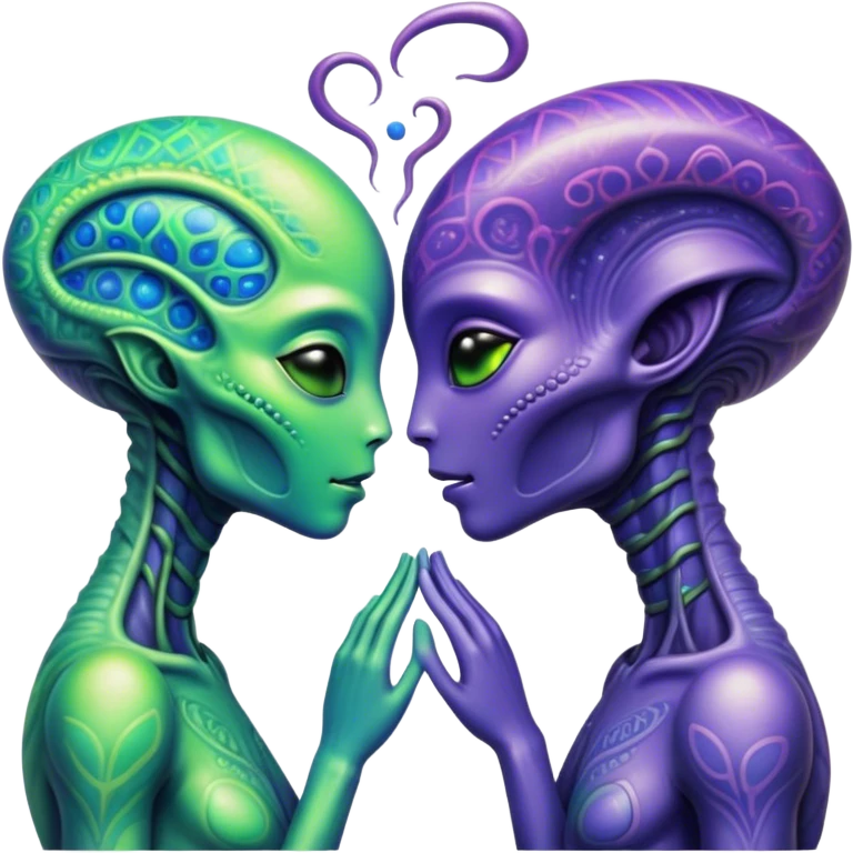 Alien couple  emoji