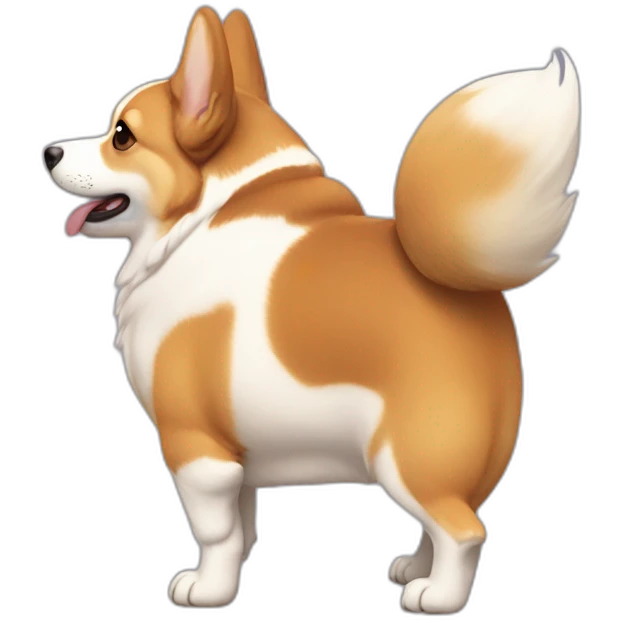 Thicc-corgi-butt-rear-view emoji