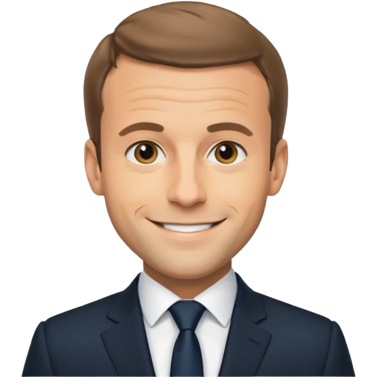 Un emojin de Emmanuel Macron  emoji