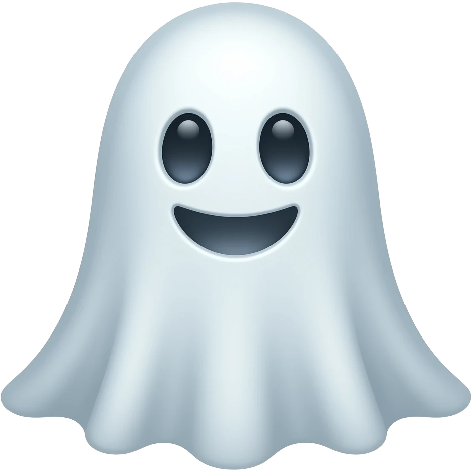 Ghost spirals emoji