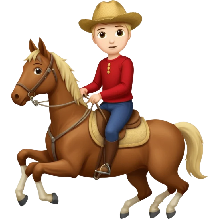 boy on horse emoji
