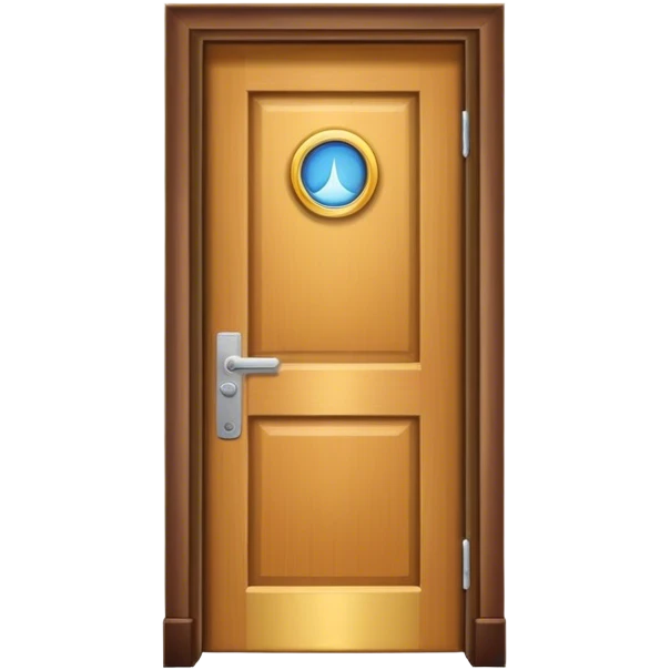 Hotel room door emoji