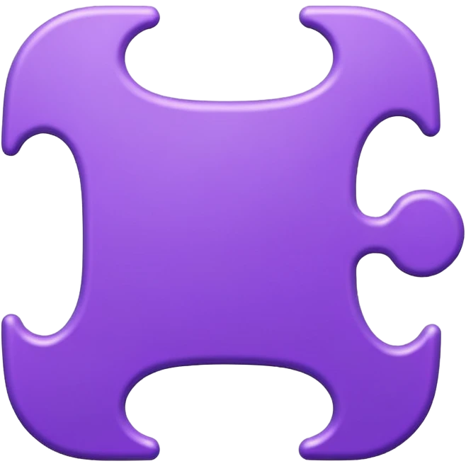 purple puzzel piece emoji