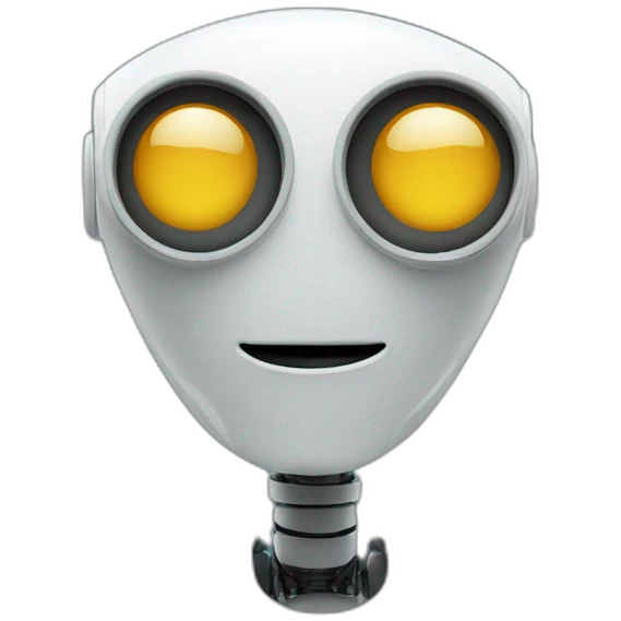 Ai robot making money emoji