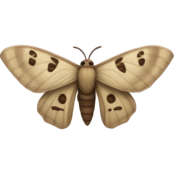 Moth emoji