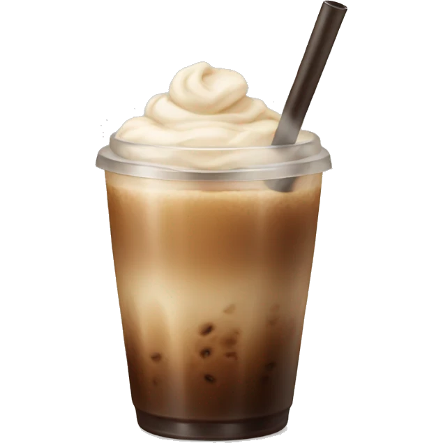 Ice coffee emoji