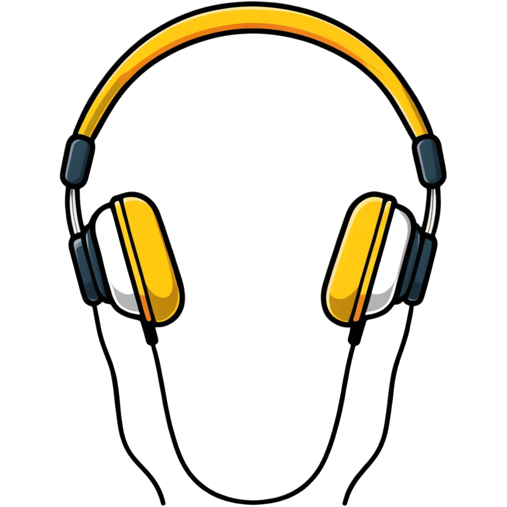 Smooth R&B songlist icon with headphones and soul vibes emoji