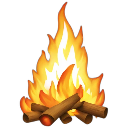 fire circular emoji