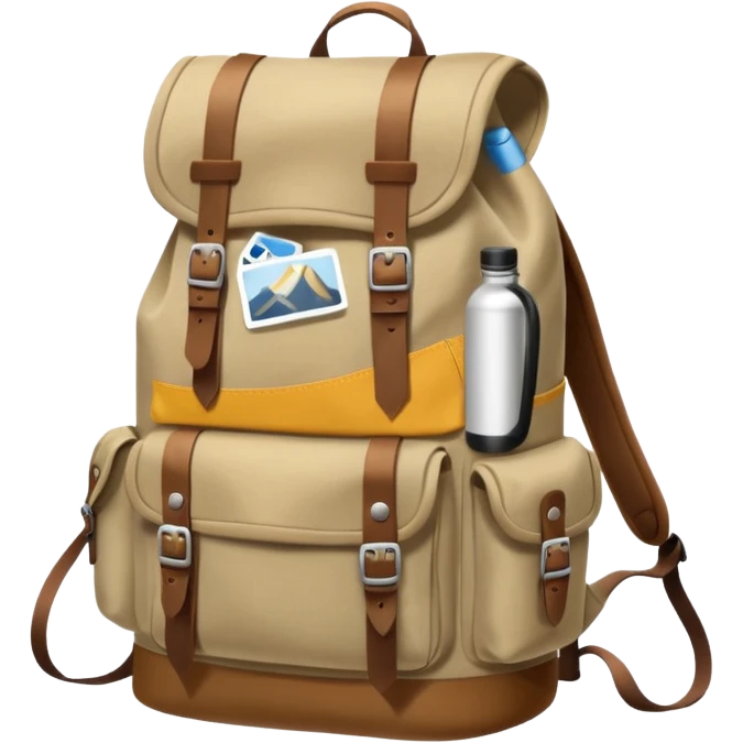 mountain backpack emoji