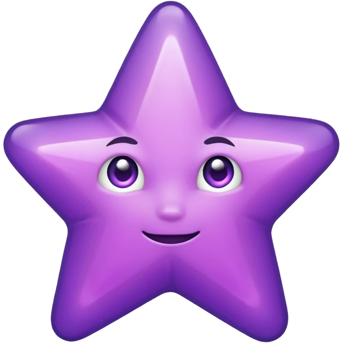 ✝️ i need an emoji purplr like this but only for my religion which is called Druze ( star with 5 points ) emoji