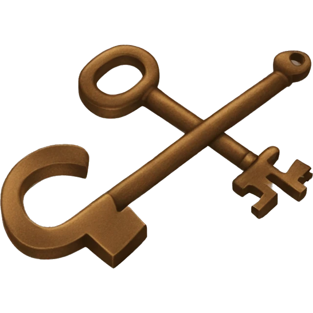 Make this key bronze emoji