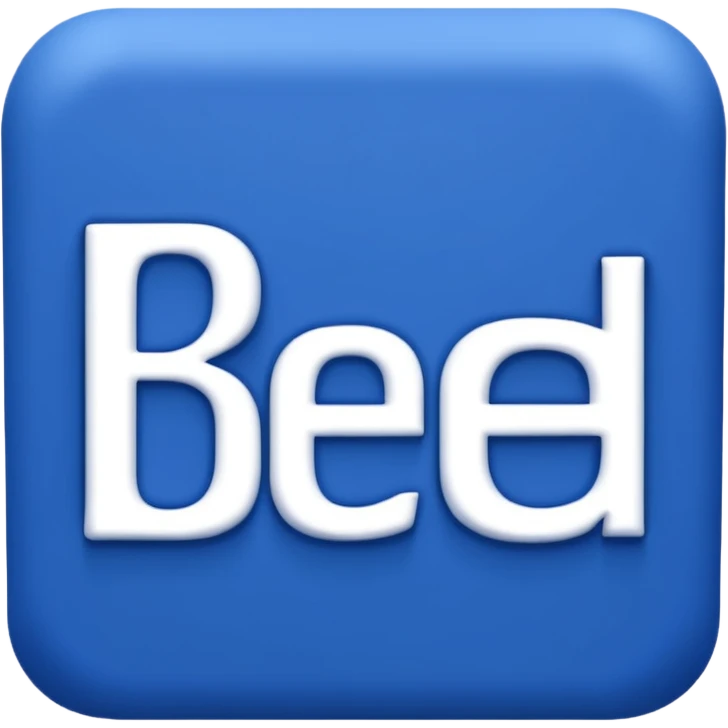 blue word "blessed" emoji