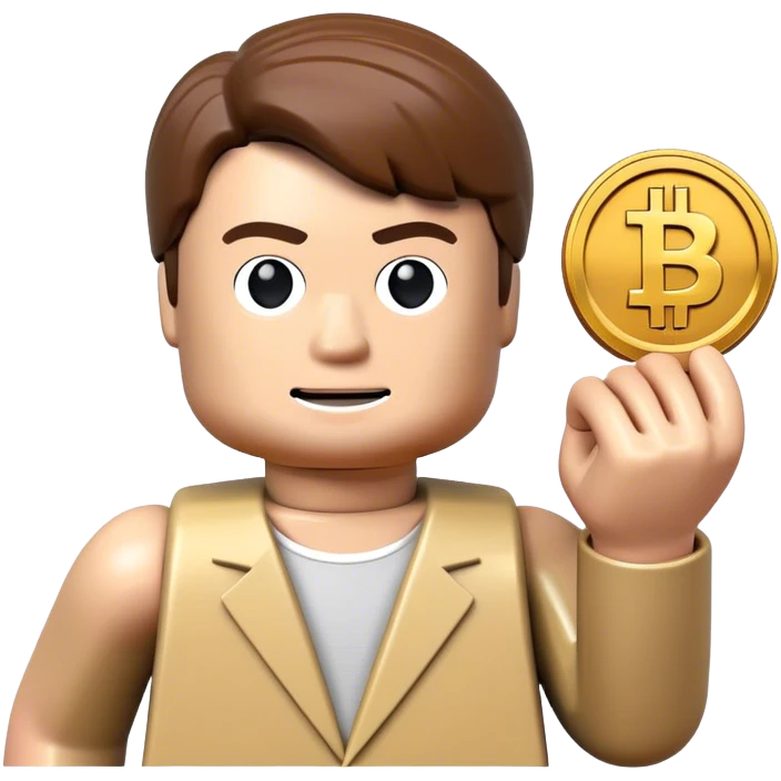 lego homme bitcoin emoji