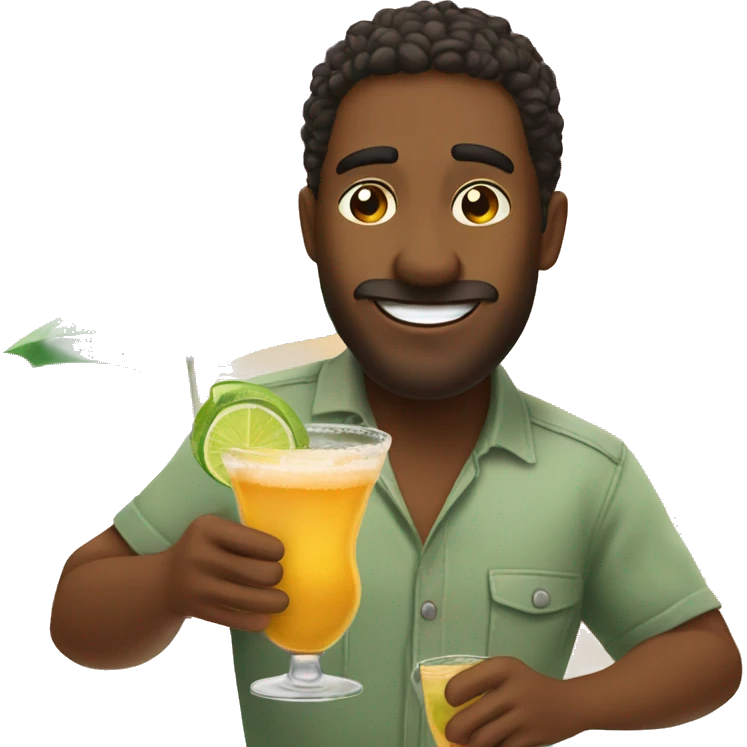 Sipping margarita flight  emoji