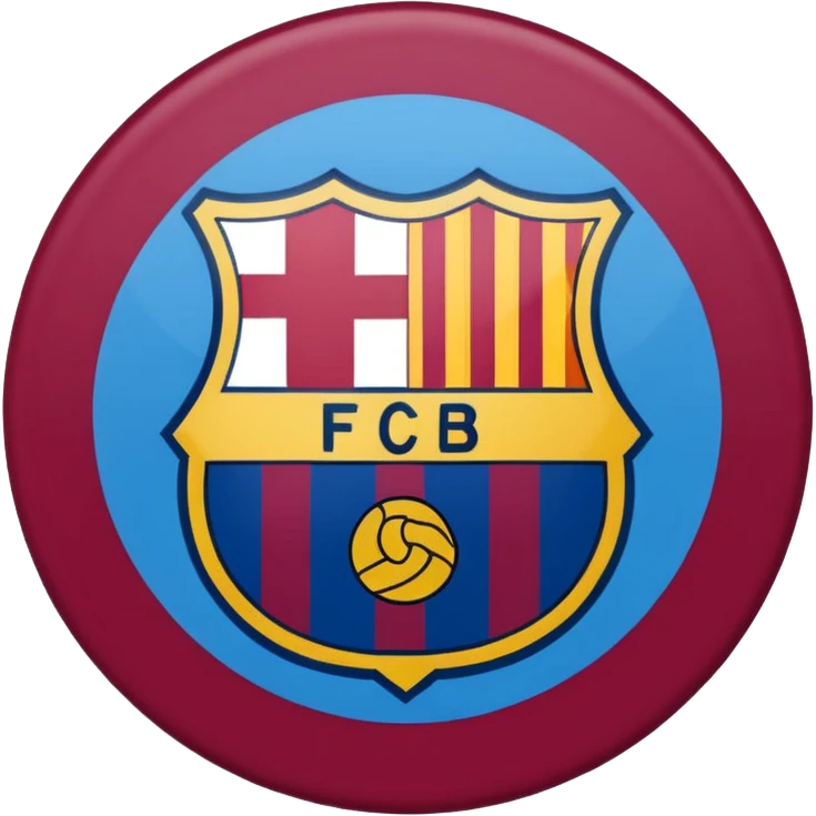 Create FC Barcelona flag emoji emoji