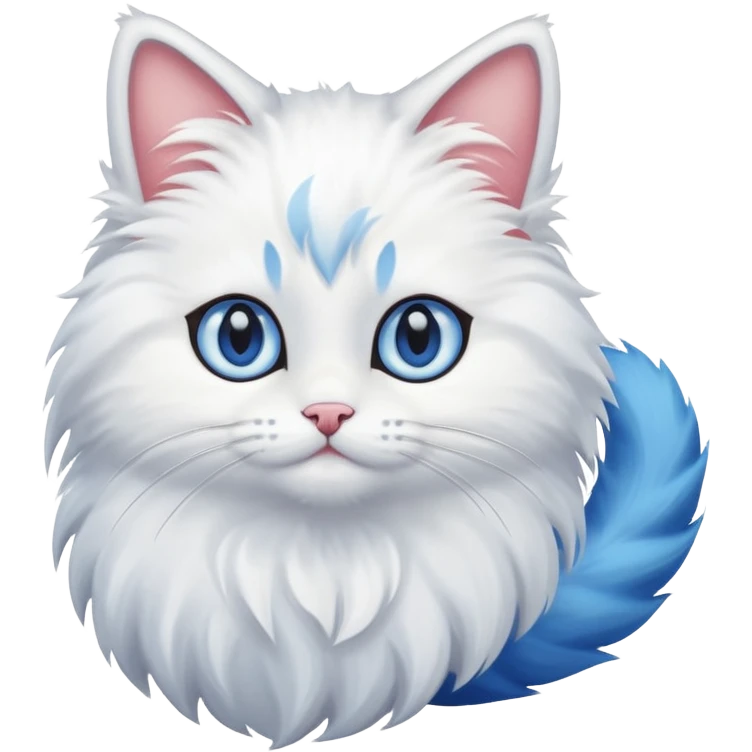A Fluffy,Cat emoji