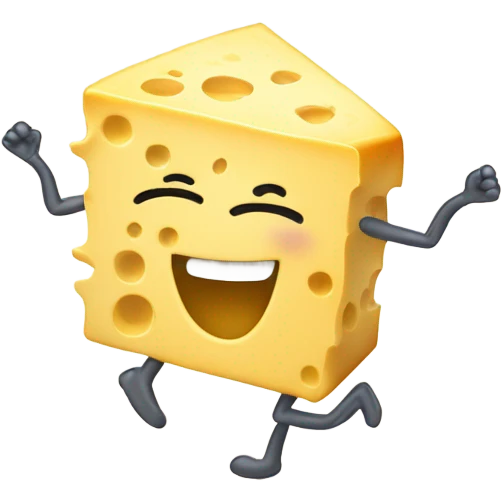 Dancing cheese emoji