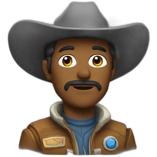 space cowboy emoji