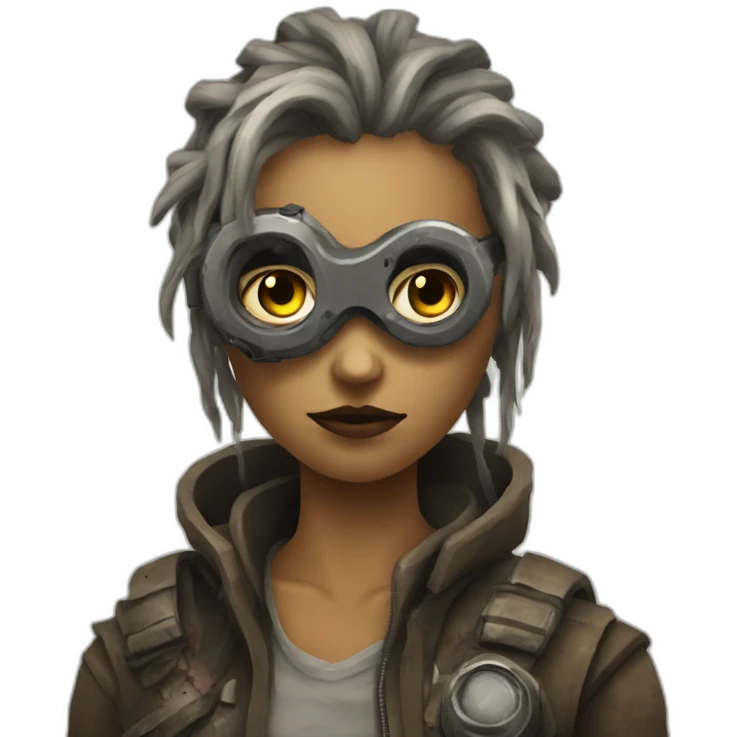 post apocalyptic mutant in love emoji