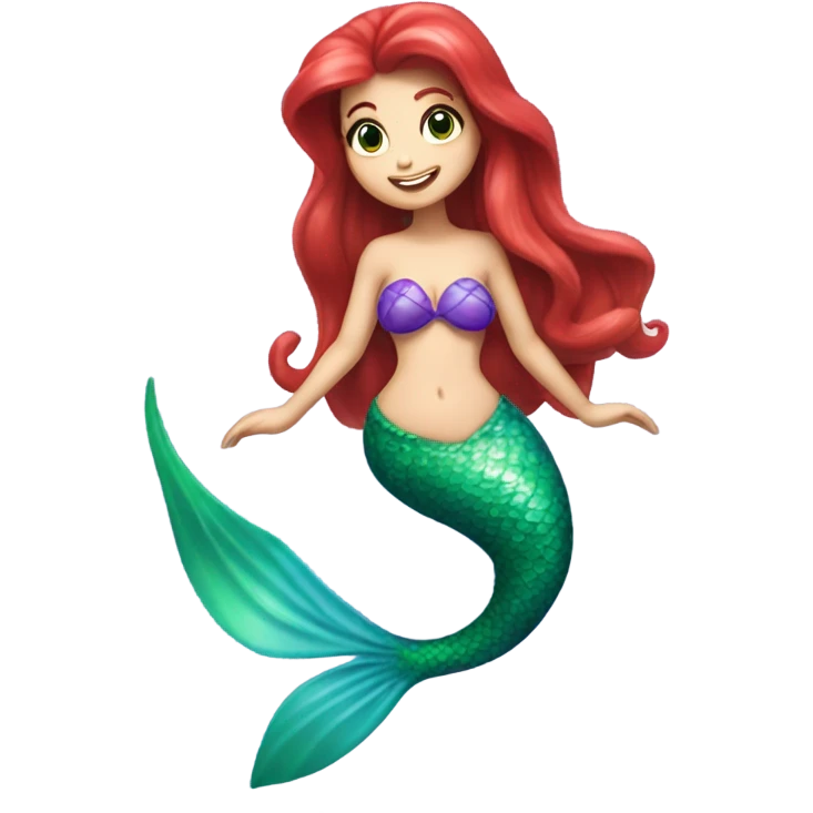 ariel the little mermaid emoji