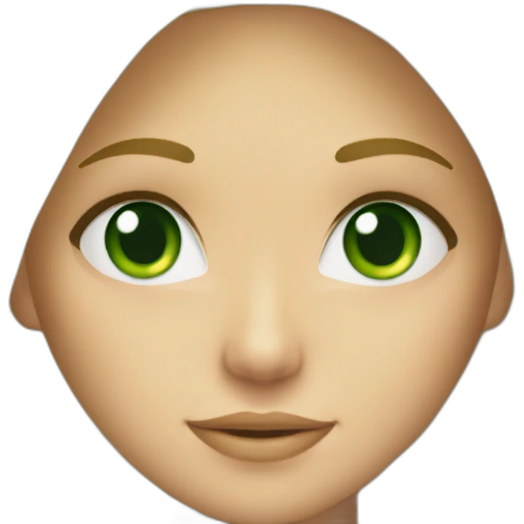 blond girl green eyes bikini emoji