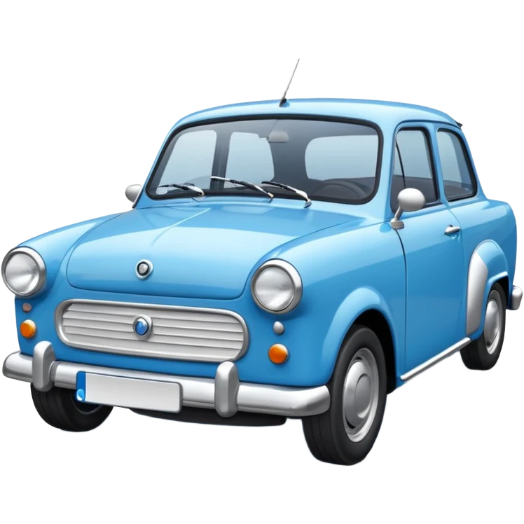Trabant 601 blau emoji