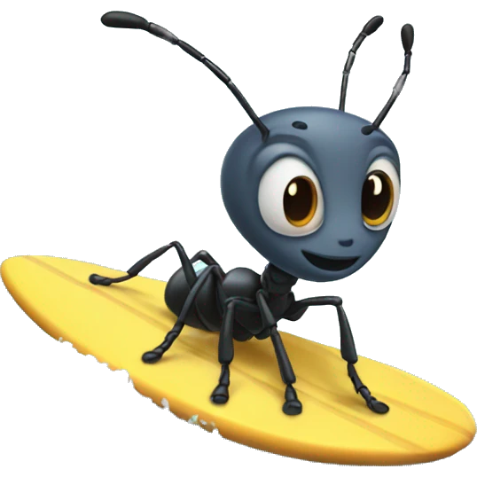 ant water surfing  emoji