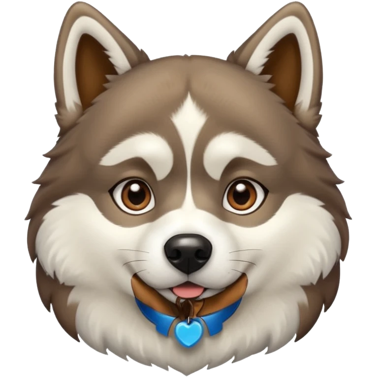 Un husky emoji