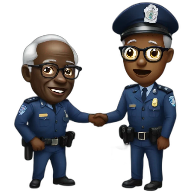 Bola Ahmed Tinubu getting arrested emoji