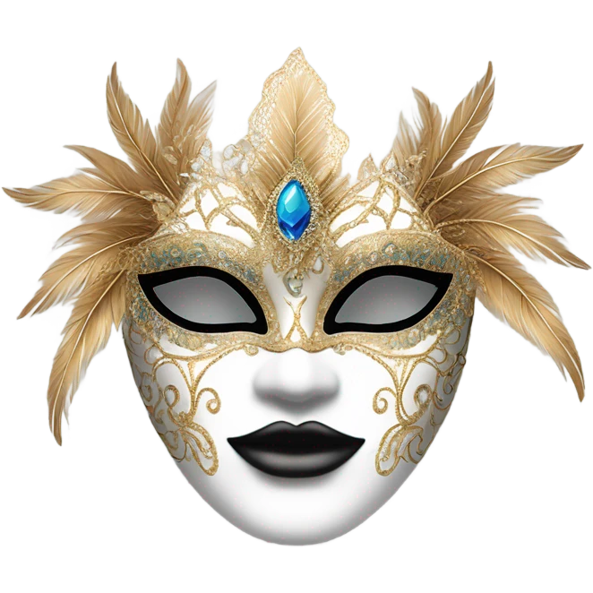Masquerade mask  emoji