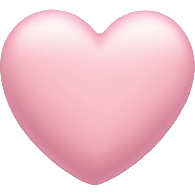 pastel pink heart emoji