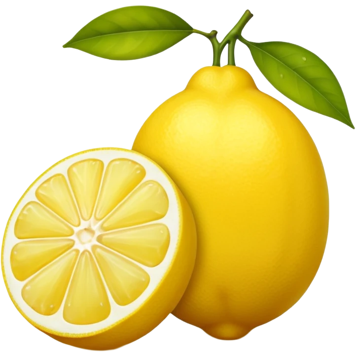 Lemon Cut Fruit emoji