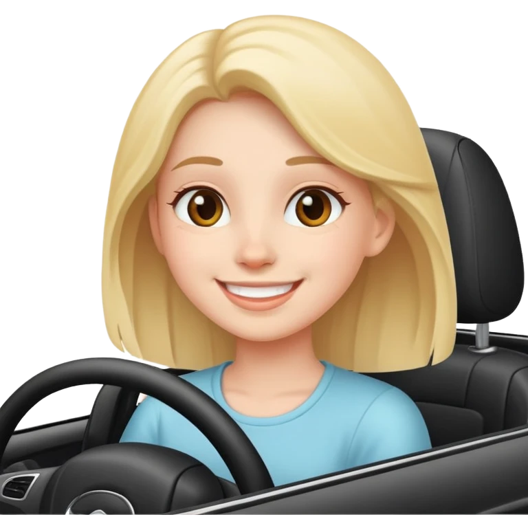 Car girl  emoji